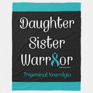 Daughter Sister Warrior...TN Fleece Blanket