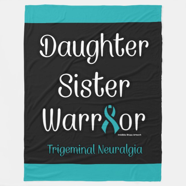 Daughter Sister Warrior...TN Fleece Blanket (Front)