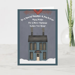 Daughter & Son In Law, 1st Christmas in New Home Holiday Card
