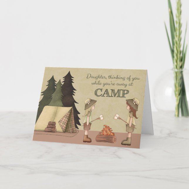 Daughter, Summer Camp Thinking of You Card (Front)