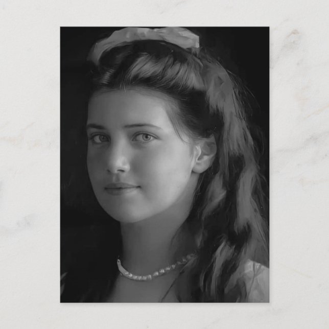 Daughter tsar of Russia, Grand Duchess Maria Postcard (Front)