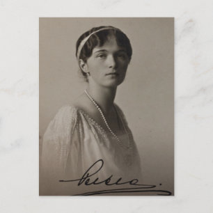Daughter Tsar OLGA Romanov Russia #280 Postcard