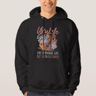 Daughter Ukulele Player I Girl Ukulele I Woman Uku Hoodie