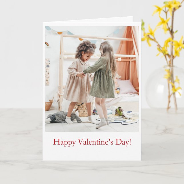 Daughter Valentine's Day Card (Yellow Flower)