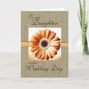 Daughter Wedding Day Card