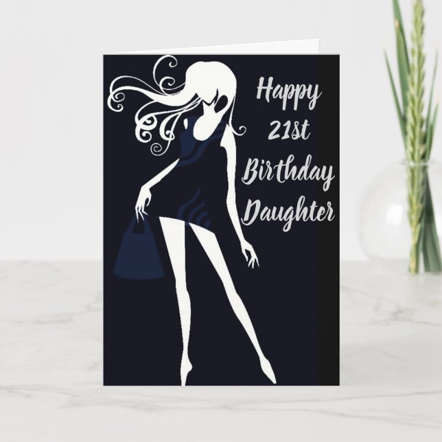 "DAUGHTER'S ***21ST**** BIRTHDAY PRIDE/LOVE CARD (Front)