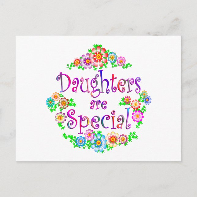 DAUGHTERS are Special Postcard (Front)