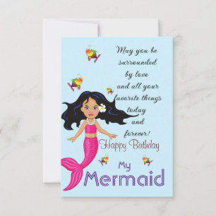 Daughter's Birthday Flat Card