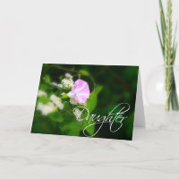 Daughter's Birthday Or Thinking Of You Card