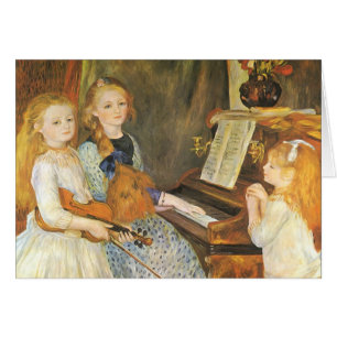 Daughters of Catulle Mendes by Pierre Renoir