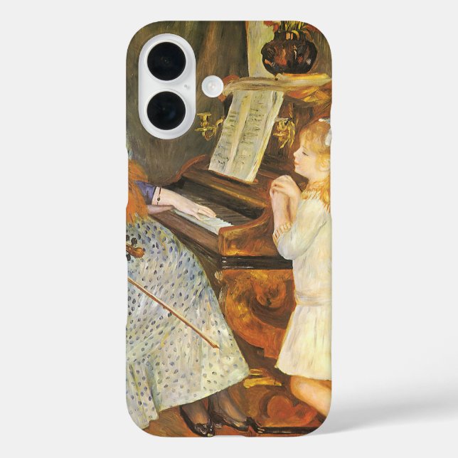 Daughters of Catulle Mendes by Pierre Renoir Case-Mate iPhone Case (Back)