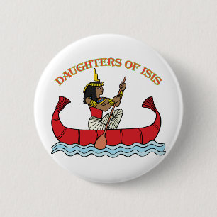 Daughters of Isis 6 Cm Round Badge