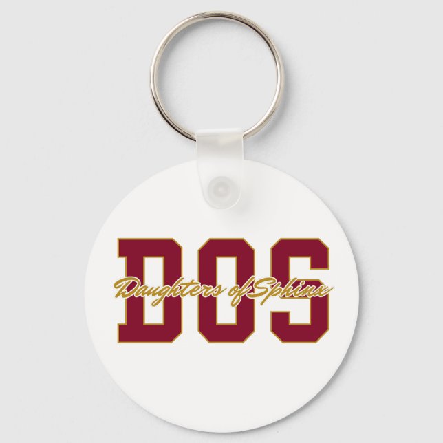 Daughters of Sphinx (DOS) Keychain (Front)
