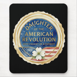 Daughters of the American Revolution patriot USA Mouse Mat