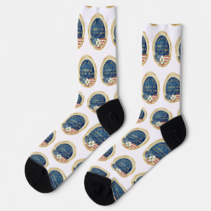 Daughters of the American Revolution patriot USA Socks