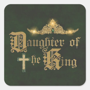 Daughters of The King Square Sticker