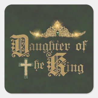 Daughters of The King Square Sticker