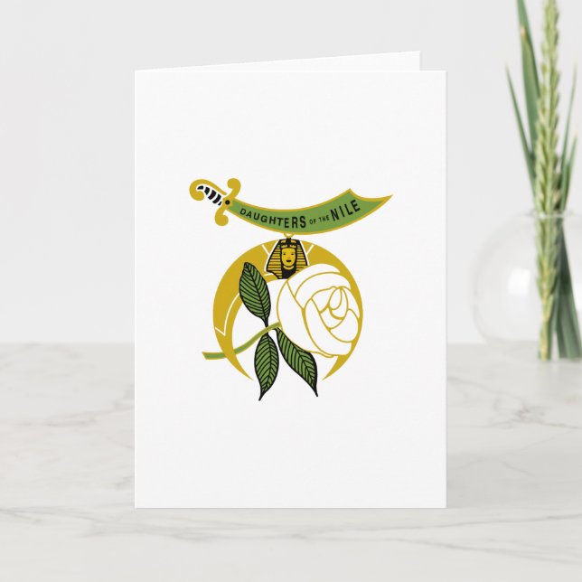 Daughters of the Nile Card (Front)