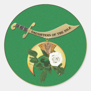 Daughters of the Nile Classic Round Sticker