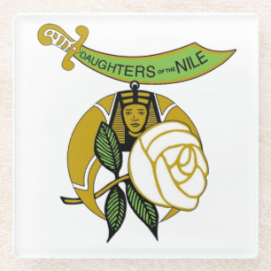 Daughters of the Nile Glass Coaster