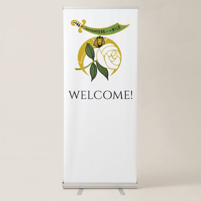 Daughters of the Nile Retractable Banner (Front)