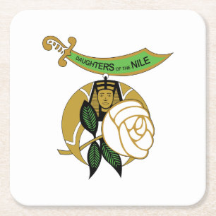 Daughters of the Nile Square Paper Coaster