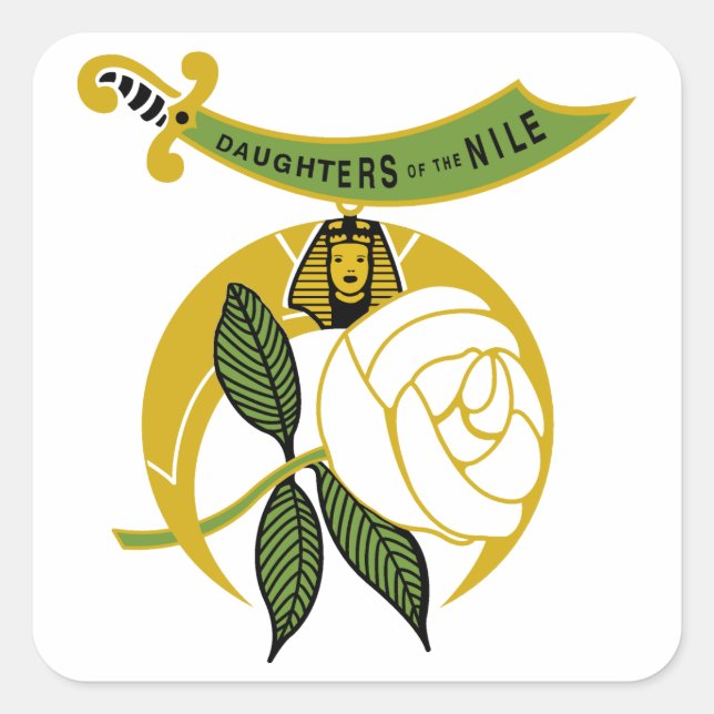 Daughters of the Nile Square Sticker (Front)