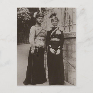 Daughters Tsar OLGA & TATIANA Romanov Russia #279 Postcard