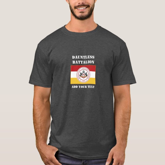 DAUNTLESS BATTALION TEE - PERSONALIZE ALL TEXT (Front)