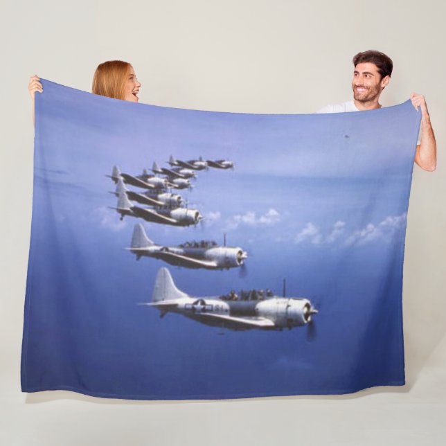DAUNTLESS DIVE BOMBERS FLEECE BLANKET (In Situ)