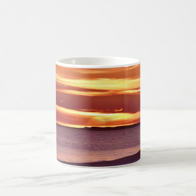 Dauphin Island, Alabama, Sunset Coffee Mug (Center)