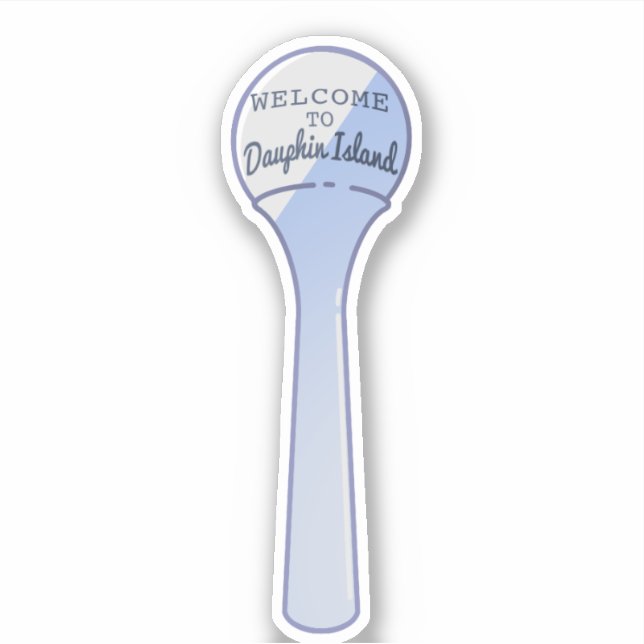 Dauphin Island water tower.  (Front)