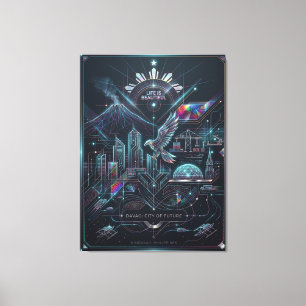 Davao: City of Future Canvas Print