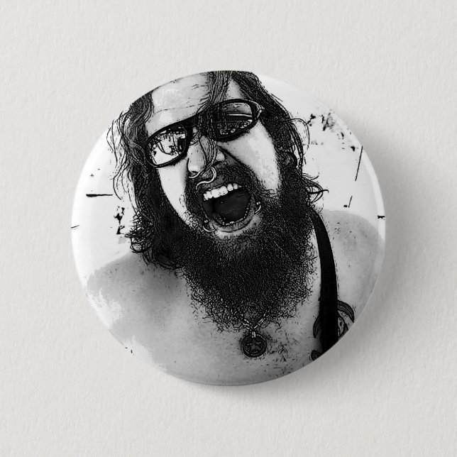 Dave 6 Cm Round Badge (Front)