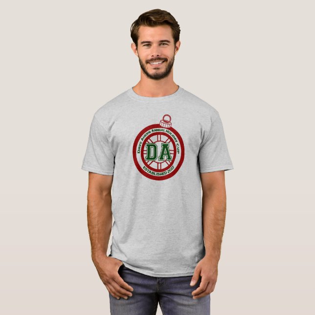 Dave Ahern Annual Holiday Cup Tee Grey (Front Full)