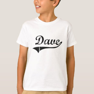 Dave Classic Style Name T-Shirt