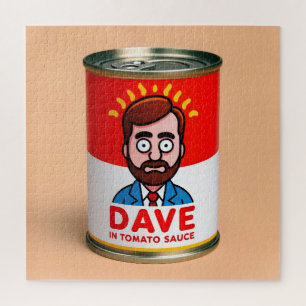Dave in tomato sauce jigsaw puzzle