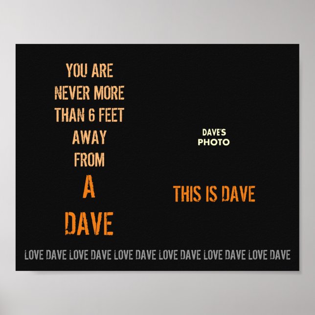 DAVE POSTER (Front)
