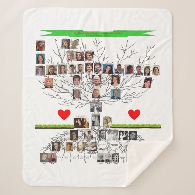 Dave Private Medium Sherpa Blanket (Front)