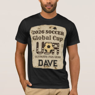 Dave USA Soccer: 2026 World Cup Vintage 10 Premi T-Shirt