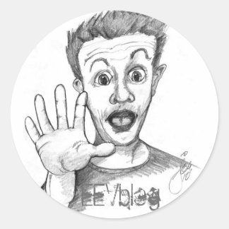 DaveHead EEVblog Sticker