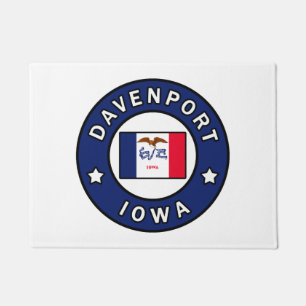 Davenport Iowa Doormat