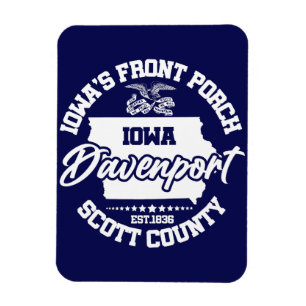 Davenport,Iowa Magnet