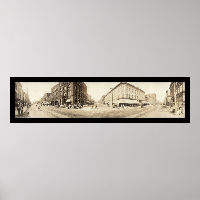 Davenport, Iowa Photo 1907 Poster (Front)