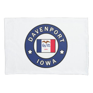 Davenport Iowa Pillowcase