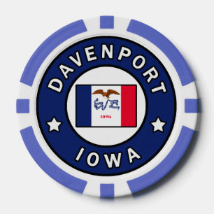 Davenport Iowa Poker Chips