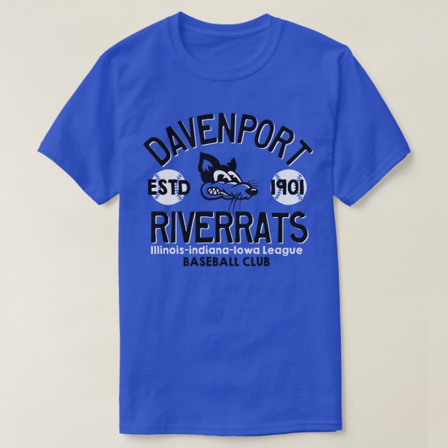 Davenport Riverrats T-Shirt (Design Front)