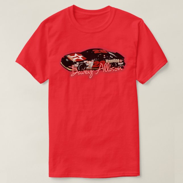 Davey Allison  Racing Fan Art T-Shirt (Design Front)