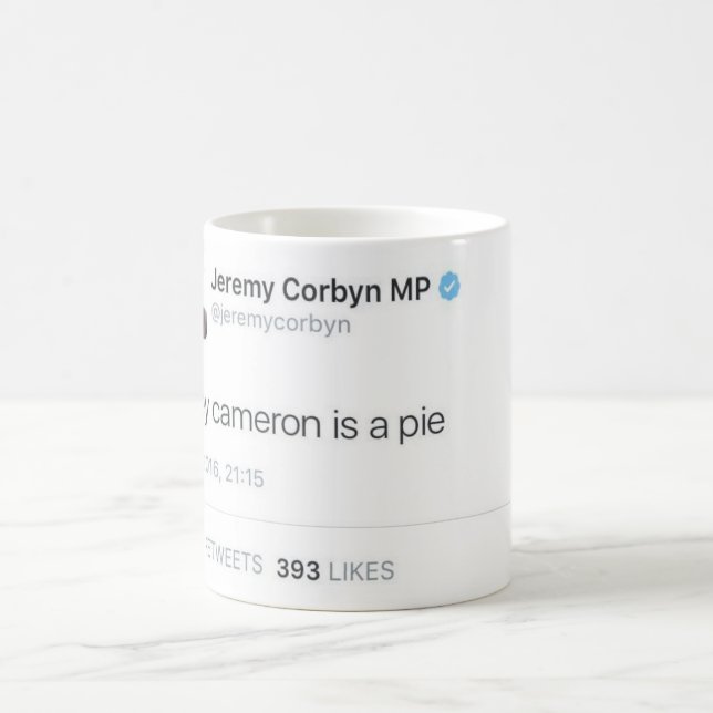 Davey Cameron Is A Pie Coffee Mug (Center)