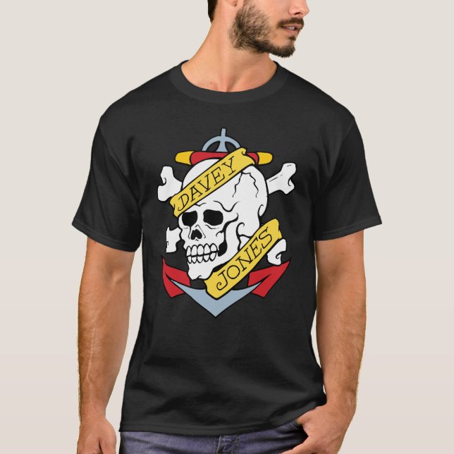 Davey Jones Tattoo T-Shirt (Front)